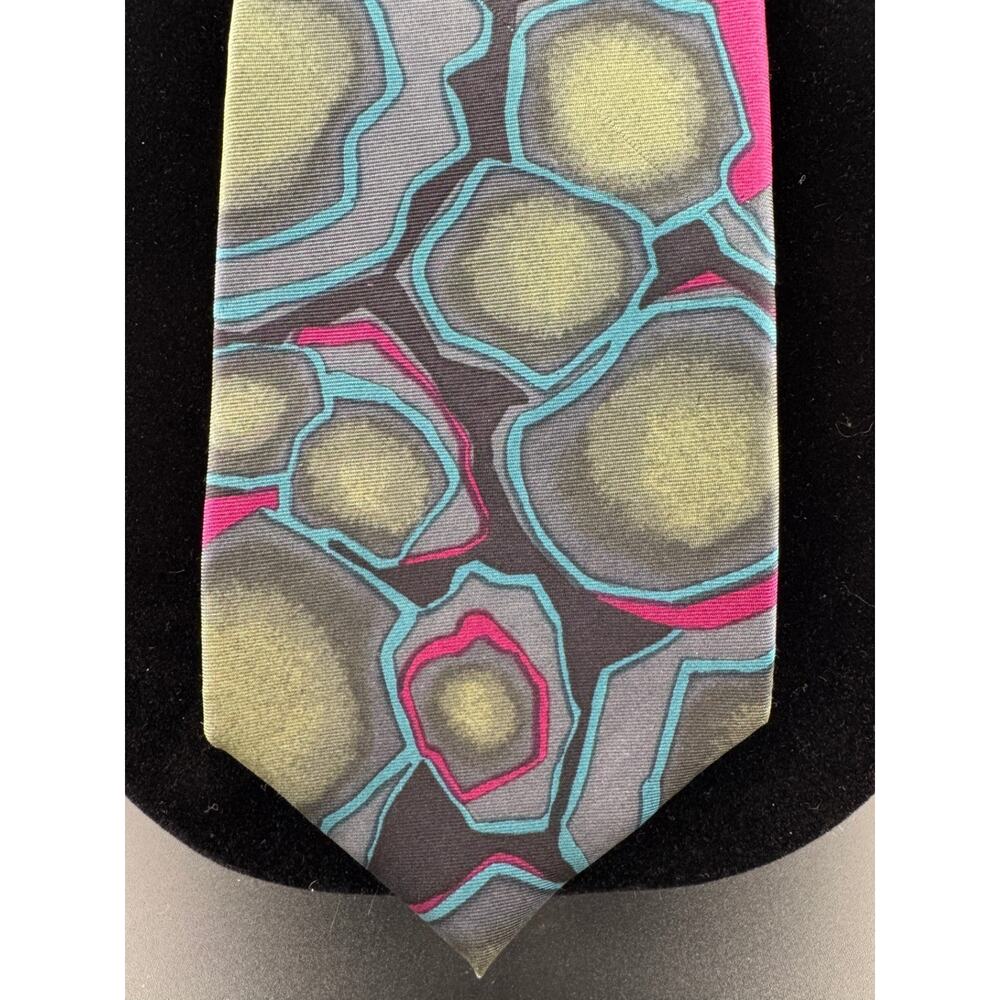 Colorful, Abstract Strathmore Necktie - Picture 3 of 11
